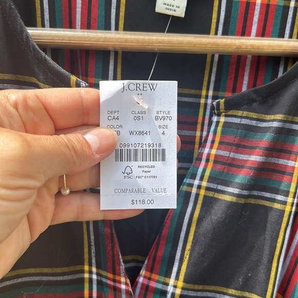 J. Crew Plaid Dress - Picture 5 of 6